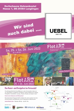FlotART- Eine Kunstausstellung in Landkreis Celle ( Niedersachsen). 